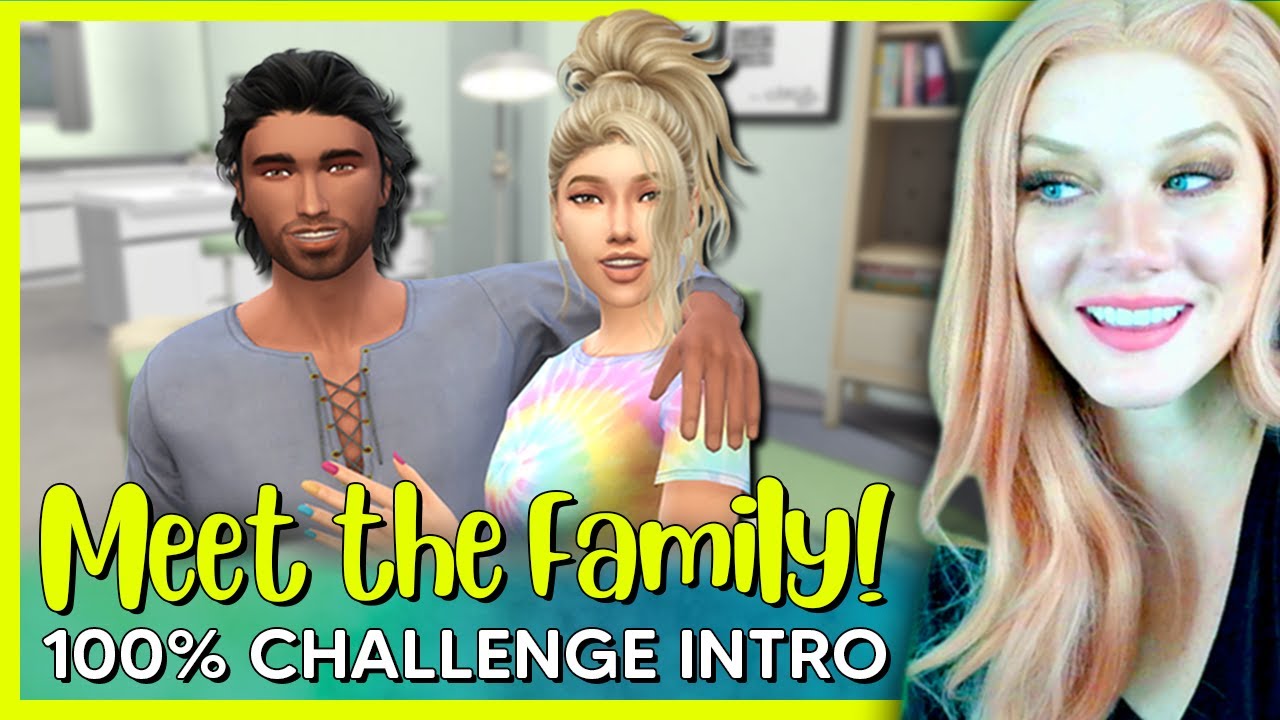 NEW Challenge Intro! Meet the Family & Starter Build | The Sims 4