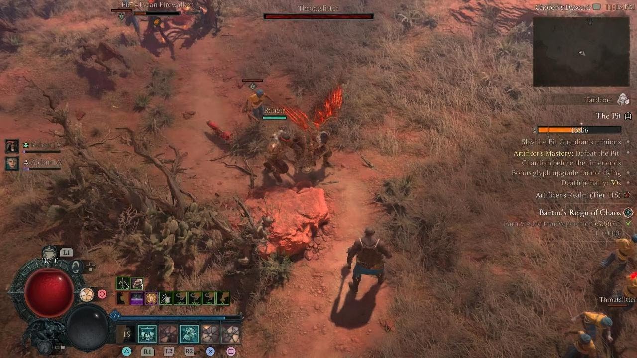 Diablo IV_season 10 hc barb pit 115