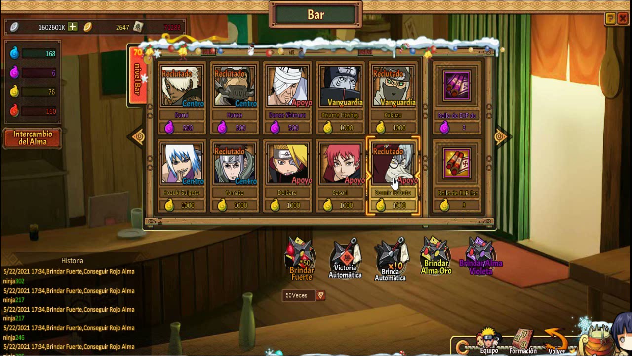 Furia ninja guia bar 1-100 Top 1 2021