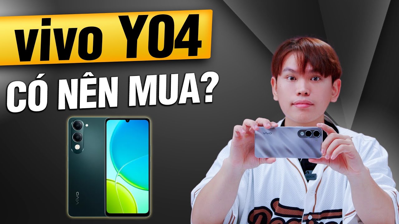 Review vivo Y04: NGOẠI HÌNH sang nhưng HIỆU NĂNG liệu có sáng? ‣ Thế Giới Di Động