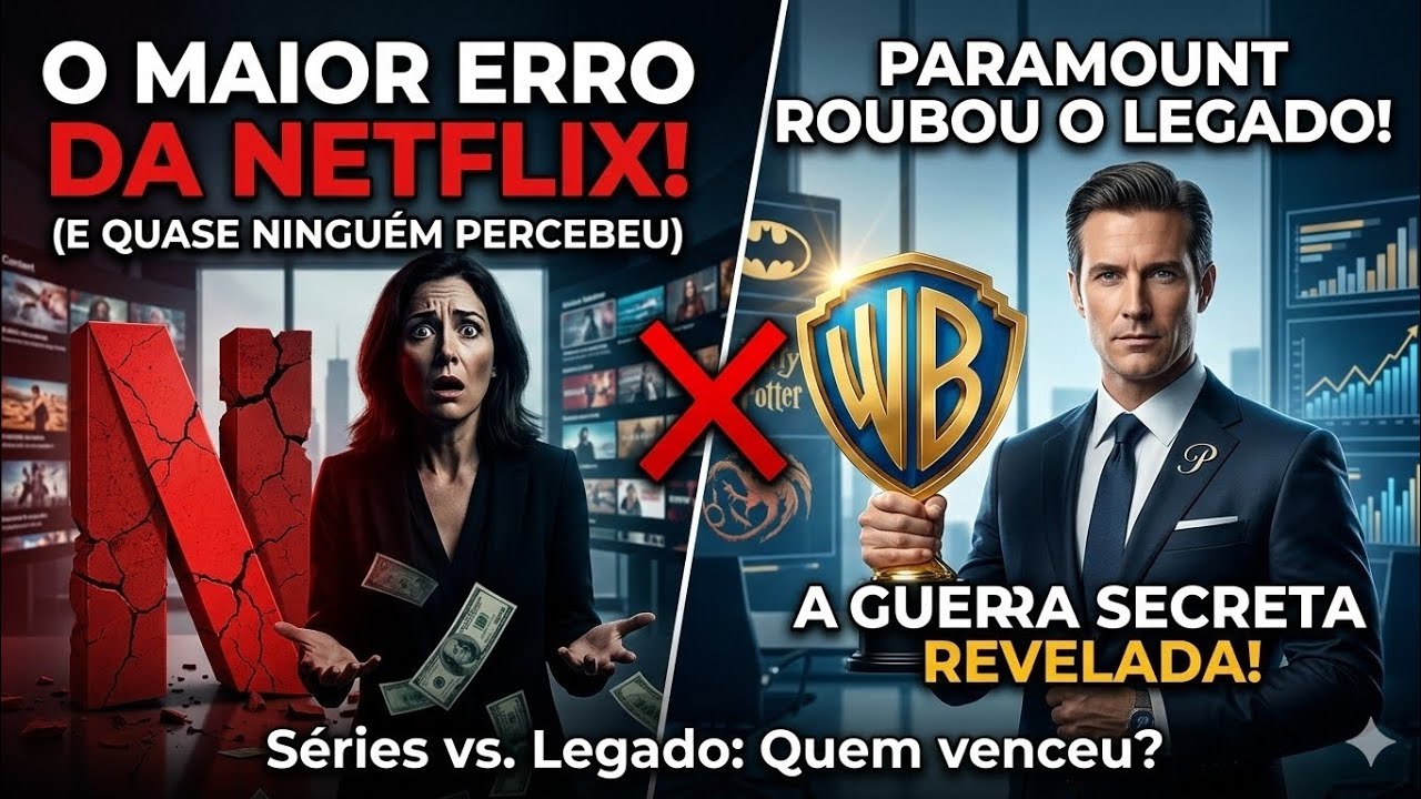 A Guerra Bilionária: Como a Paramount Venceu a Netflix na Disputa Pela Warner 