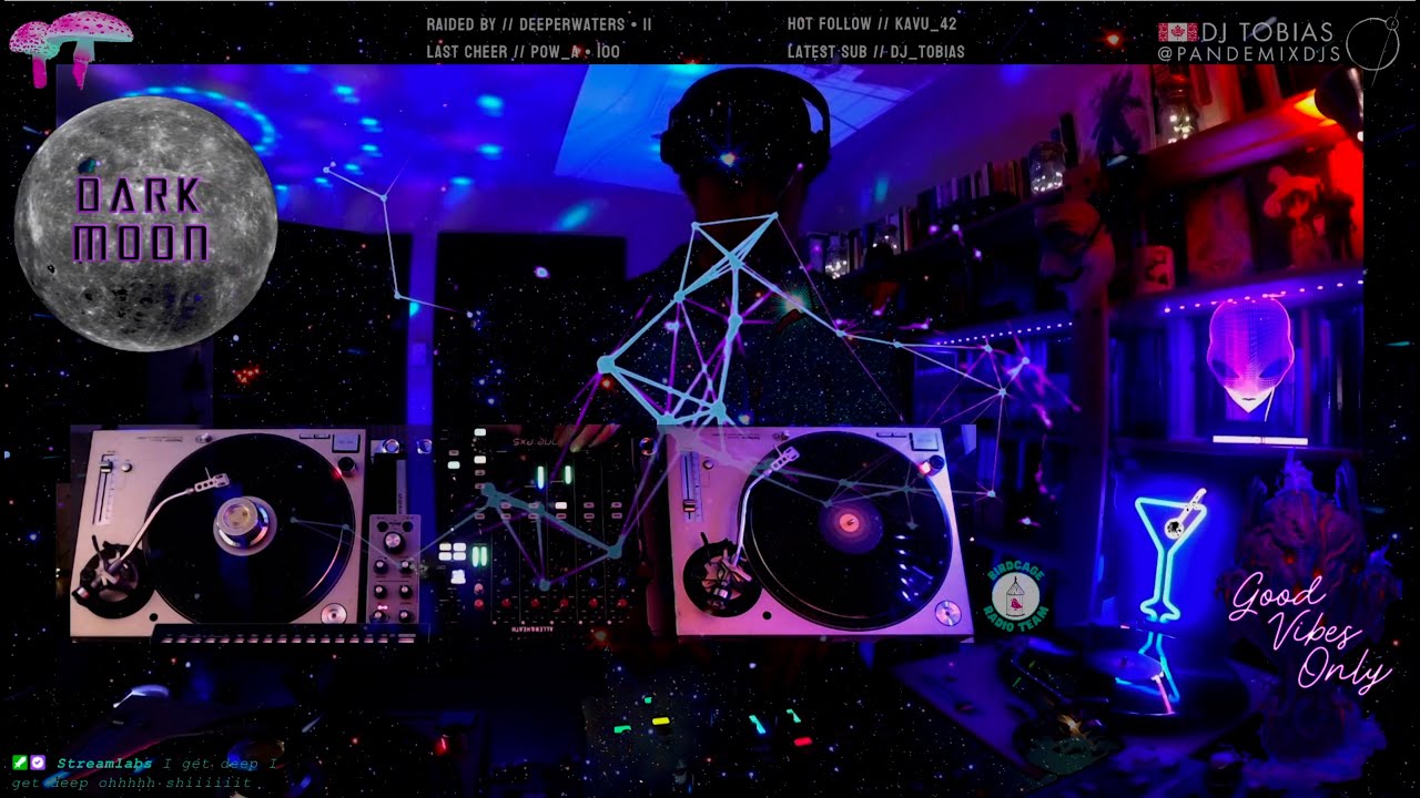 DJ TOBIAS • DARK MOON POP_UP • #deeptechno #deephouse #synth #vinyl #djmix • beats for the bardos