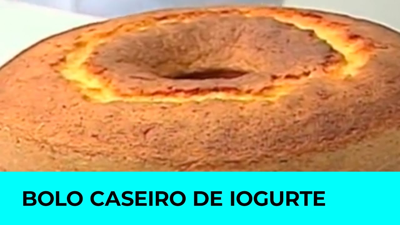 SEMPRE FELIZ - Bolo caseiro de iogurte