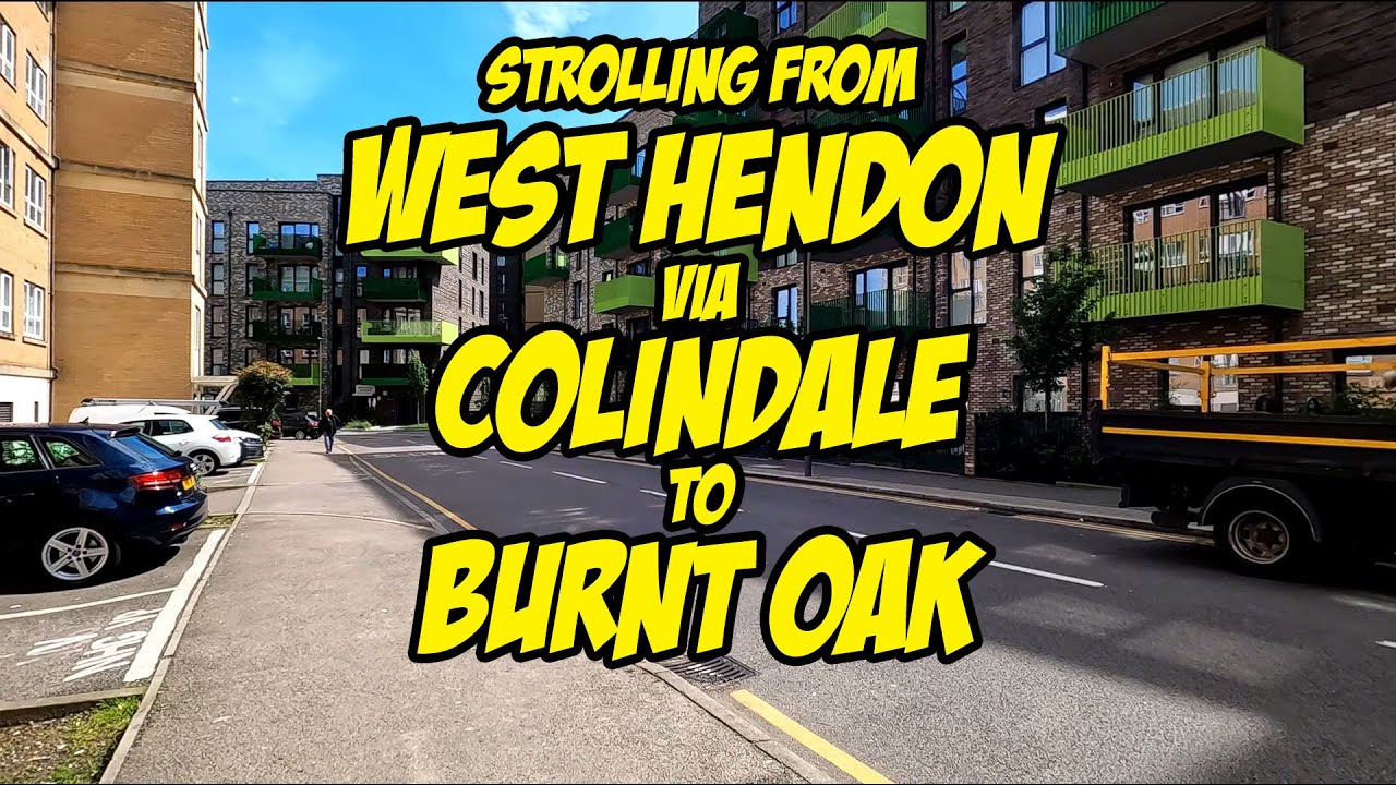 West Hendon via Colindale to Burnt Oak London May 2024 #walkingtour
