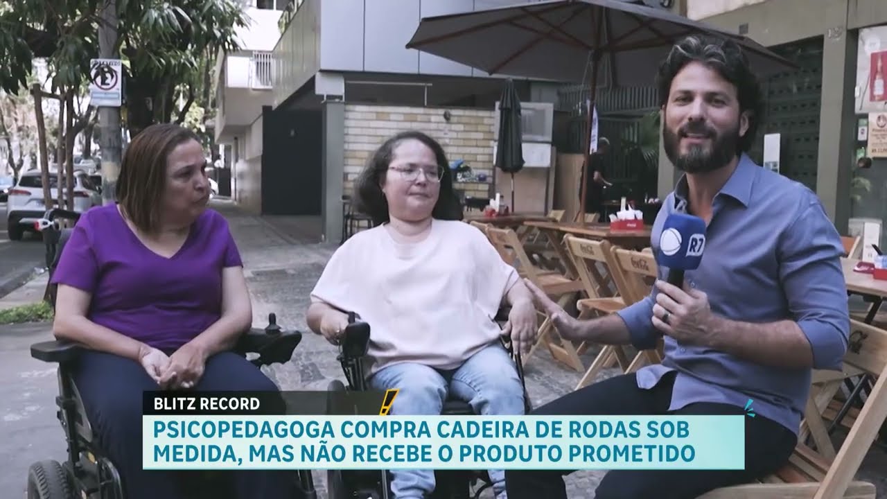 Blitz RECORD: psicopedagoga compra cadeira de rodas sob medida, mas recebe produto errado em BH