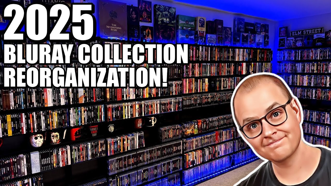 2025 Movie ROOM Tour And Collection Reorganization! | Purge of OVER A 100 Titles!