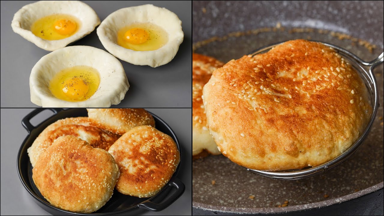 If You Have Egg And Flour Make This Delicious Egg Stuffed Bread | Egg Bread Recipe | Bread Recipe