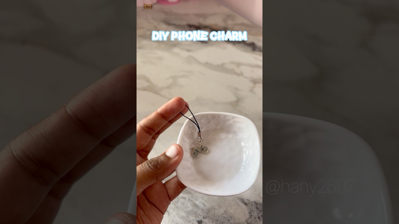 DIY phone charm 