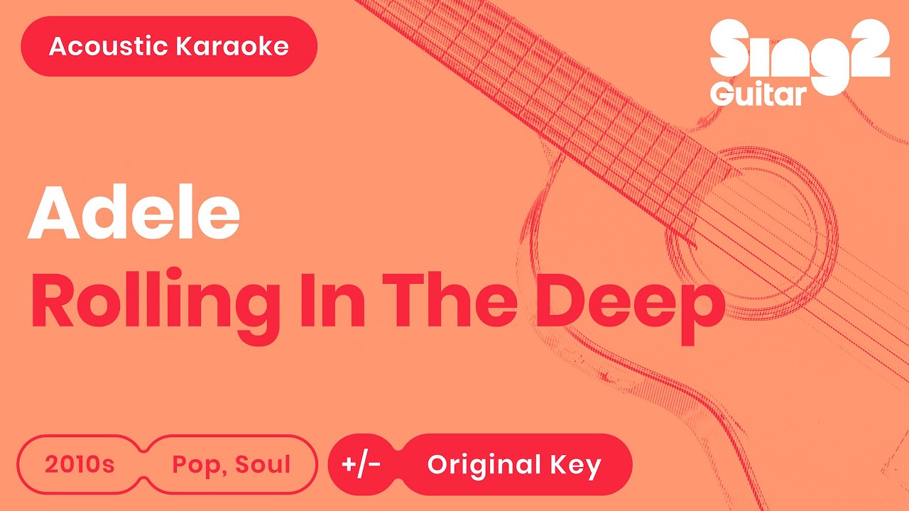 Rolling In The Deep Karaoke | Adele (Karaoke Acoustic)