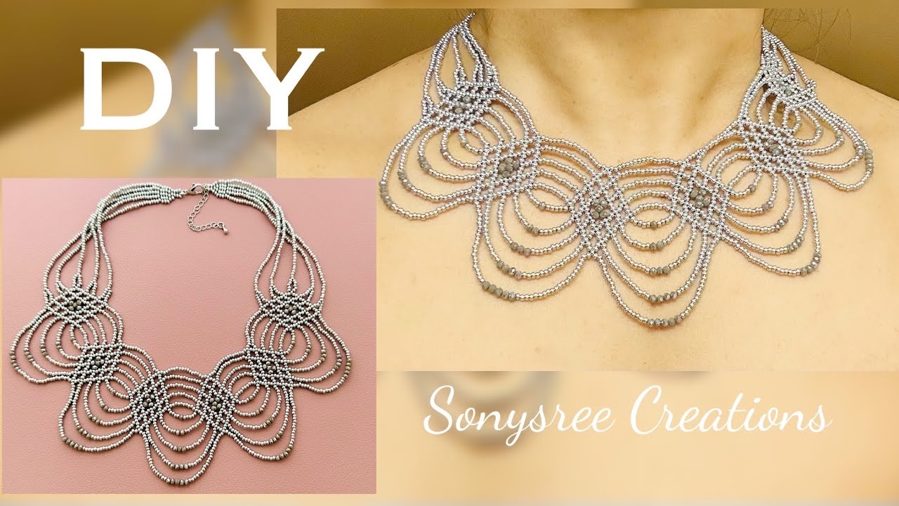 Cleopatra Necklace || DIY Beaded Necklace