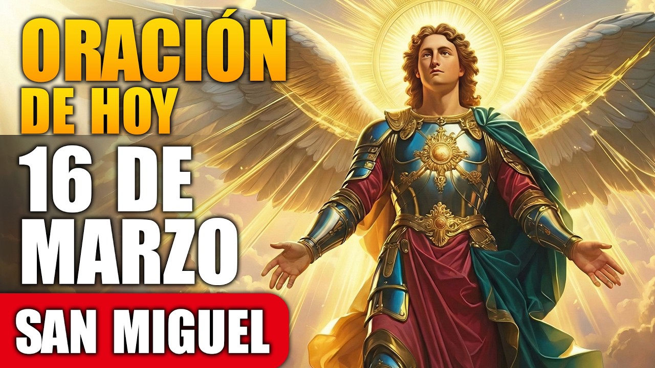 ¡San Miguel cubre tu familia con sus alas de luz y la protege de todo mal! Reza ahora