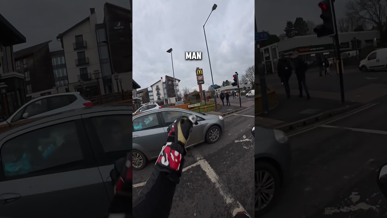 He looked so desperate to tell me 🤣 #motojimm #aprilia #motovlog #uk