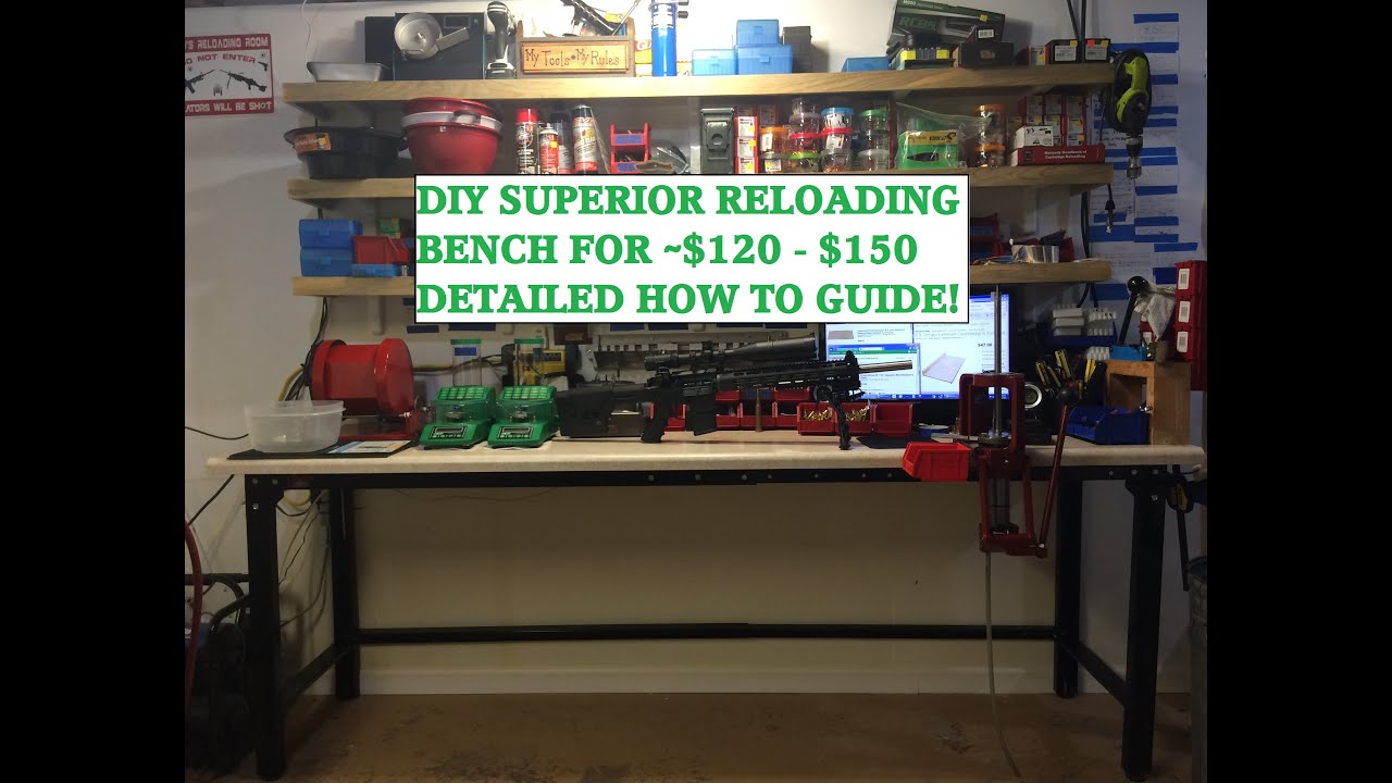 DIY SUPERIOR RELOADING BENCH ~$120 - $150 WITH HORNADY LNL PRESS!