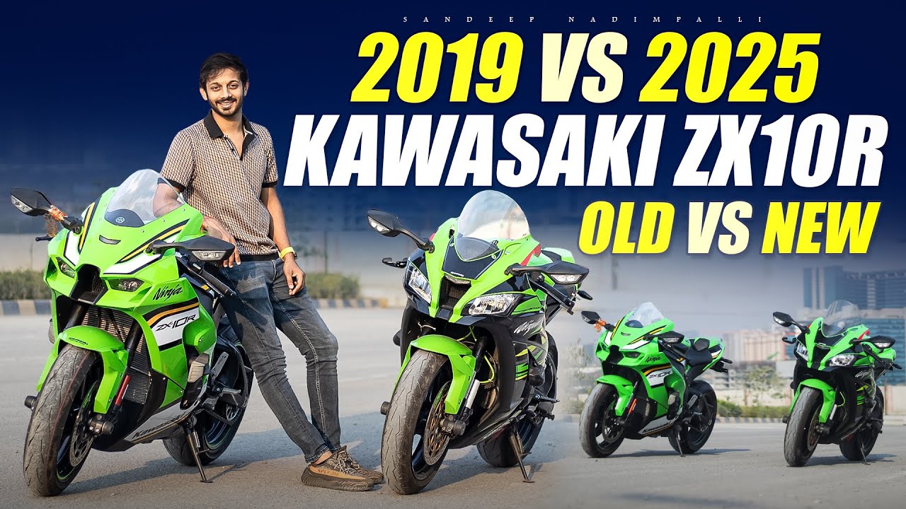 2019 vs 2025 Kawasaki ZX 10r | Old vs New | Sandeep Nadimpalli | Telugu |