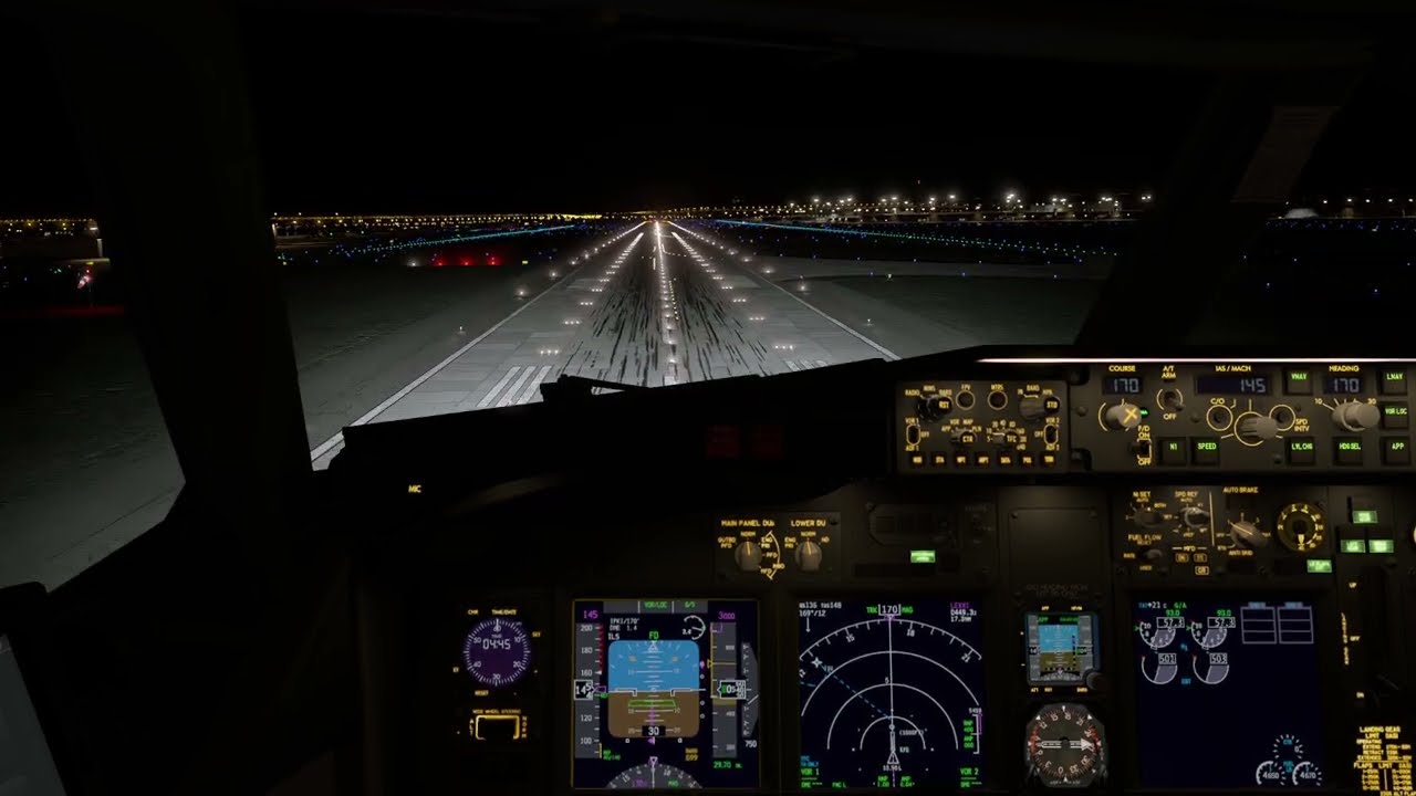 Louisville Muhammad Ali Intl KSDF Night landing | XP12