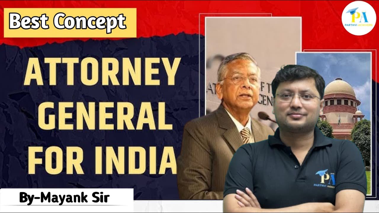 Attorney General Of India (महान्यायवादी ) :-UPPSC,BPSC ,UPSI,  MTS,UPP, SSC | Polity by Mayank Sir
