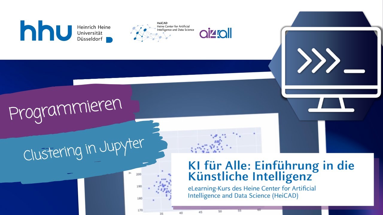 KI f&uuml;r Alle: Programmierung: k-means Clustering mit Scikit-learn