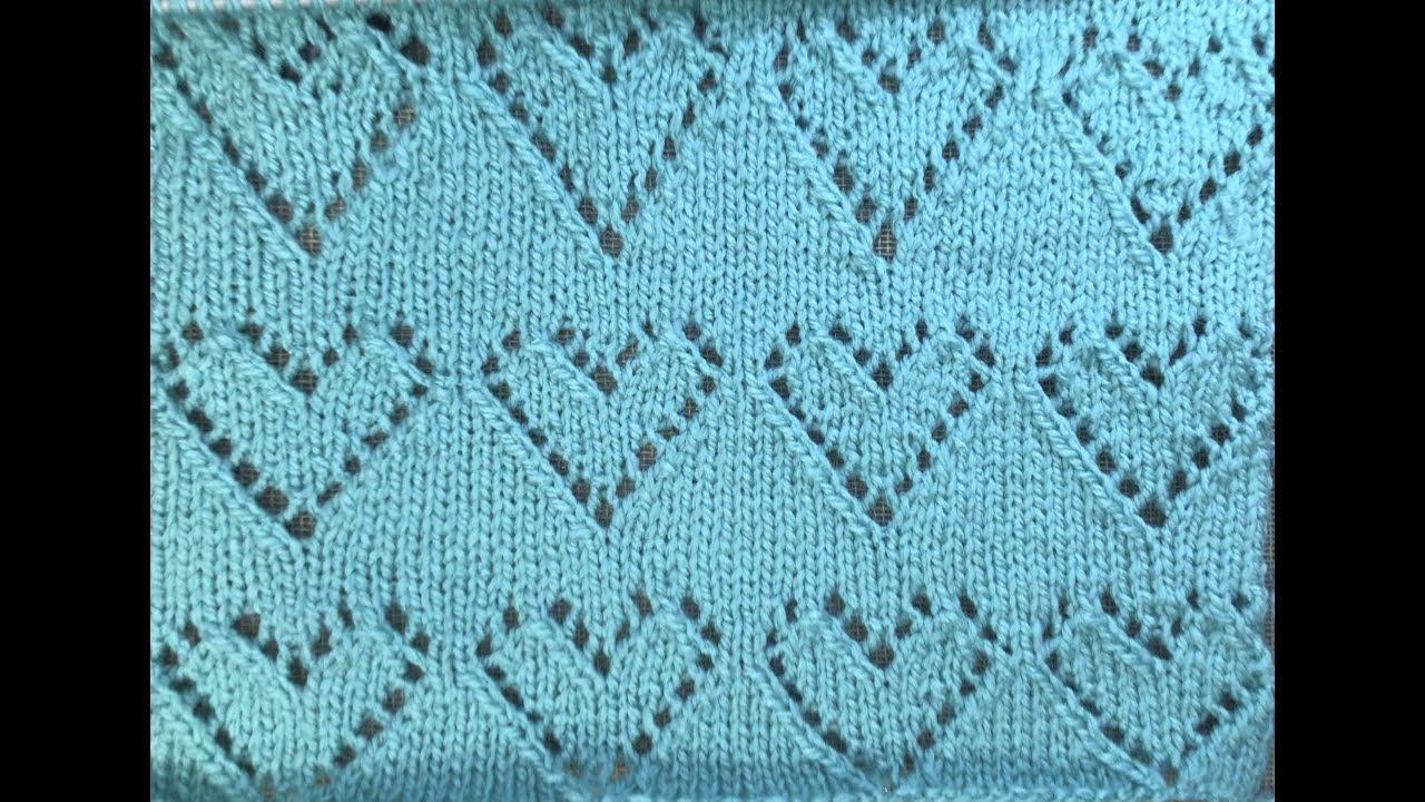 ❤️ 💕💜LA MÁS HERMOSA PUNTADA DE CORAZONES CON AGUJAS ♥️ 💜💕#agujas #palitos #tejido