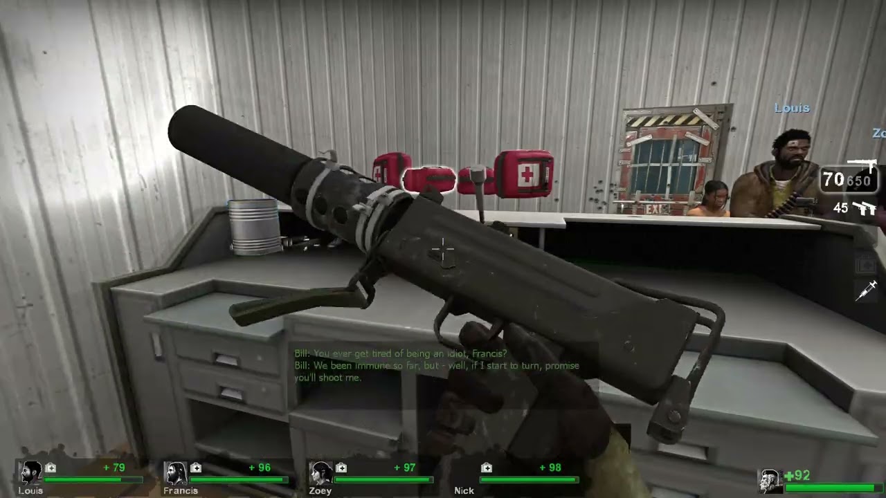 Left 4 Dead 2 - Нанива-Сити, Осака, Япония, со всеми 8 выжившими (в роли Билла, бета-версия анима...