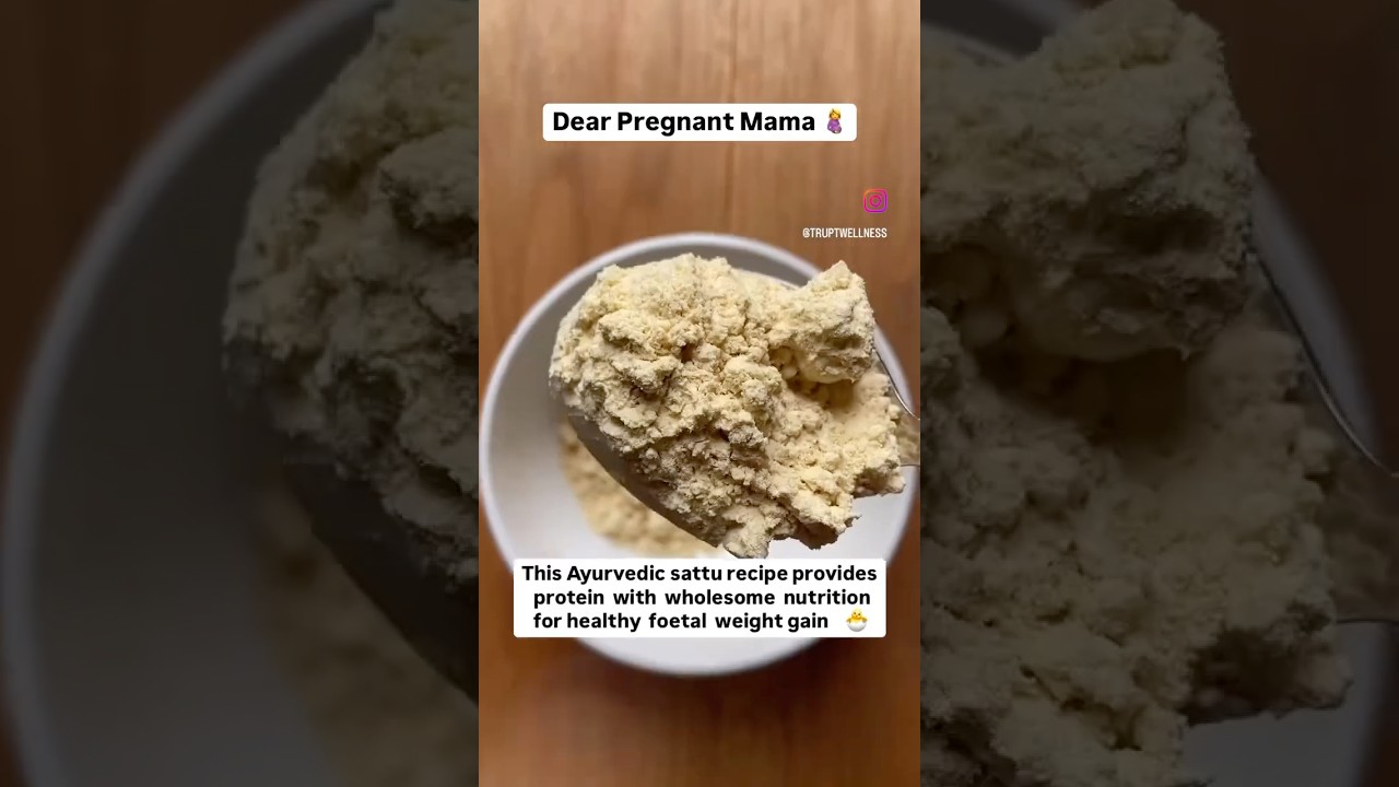 Ayurvedic protein recipe / Chana sattu recipe for pregnancy #ayurveda #pregnancyfood #pregnant