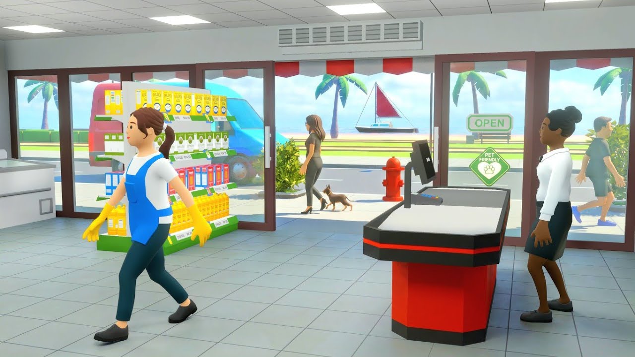 AveStore Supermarket Simulator Mobile HD Android-геймплей #androidgames #mobilegames