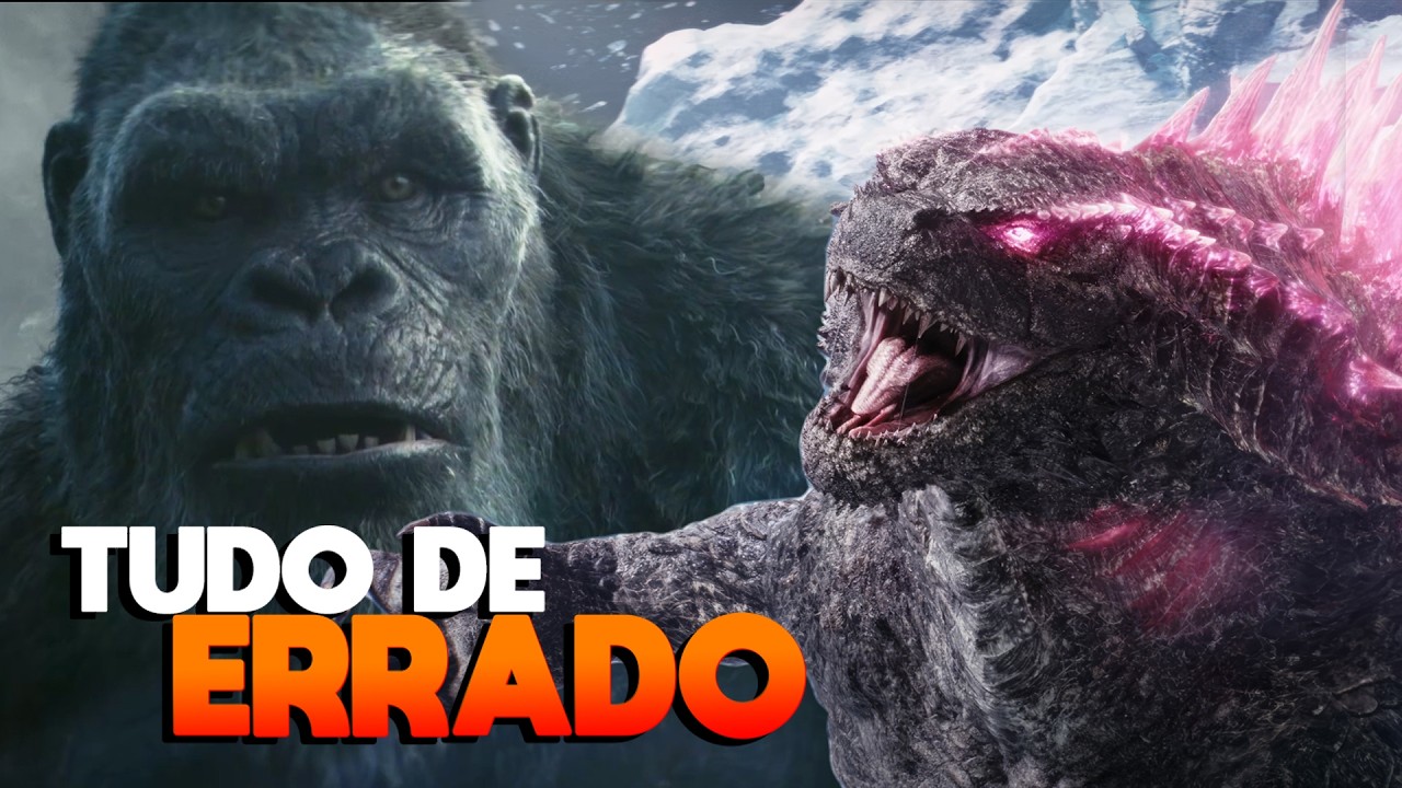 TUDO de ERRADO com GODZILLA E KONG: O NOVO IMPÉRIO