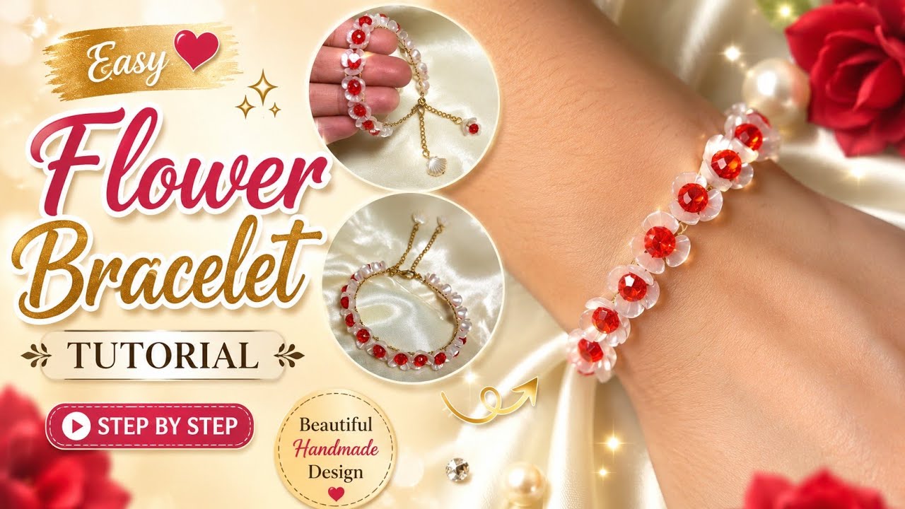 Bracelet making diy tutorial | handmade bracelet making fairy bracelet making #diy #jewelry 