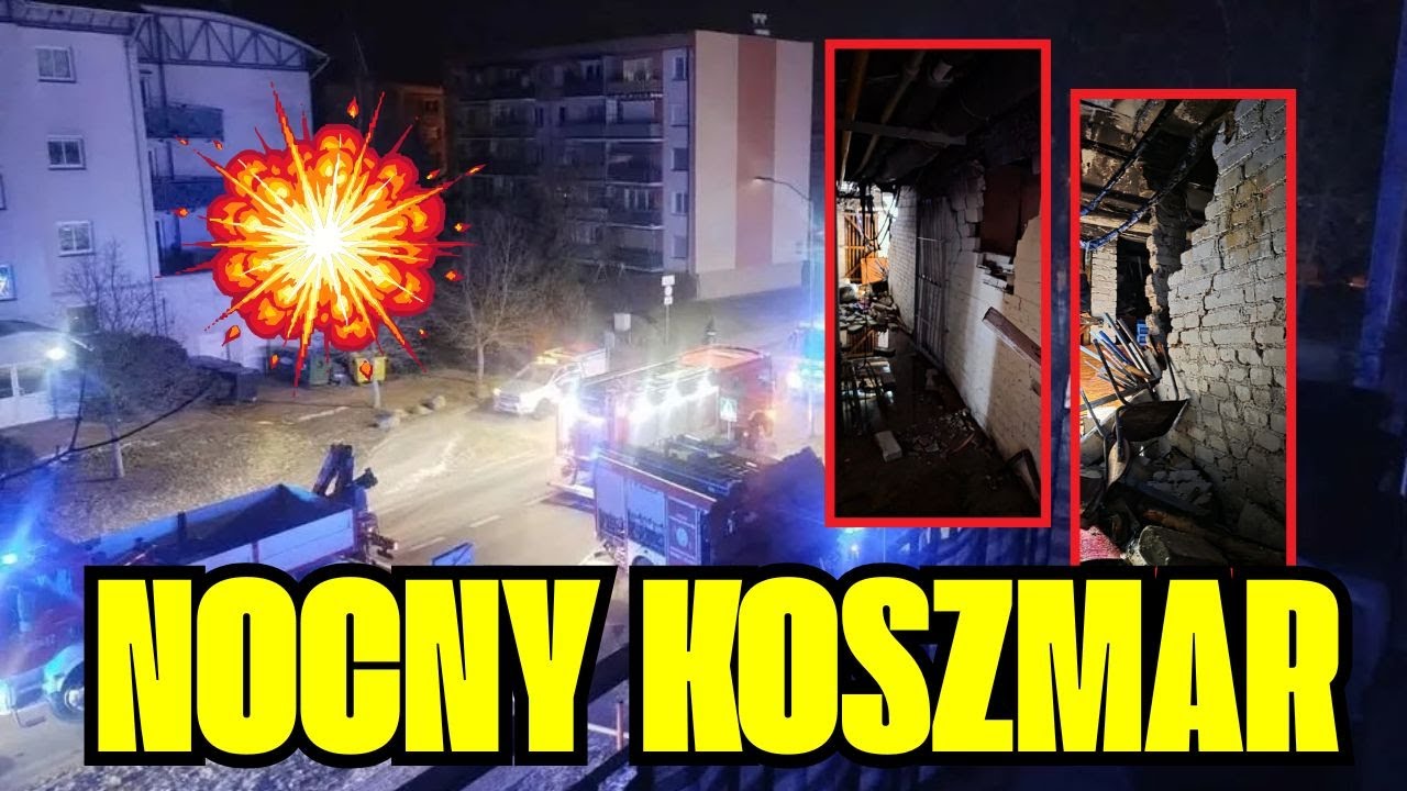 Noc grozy w Gorzowie. Eksplozja wyrwała wszystkich ze snu