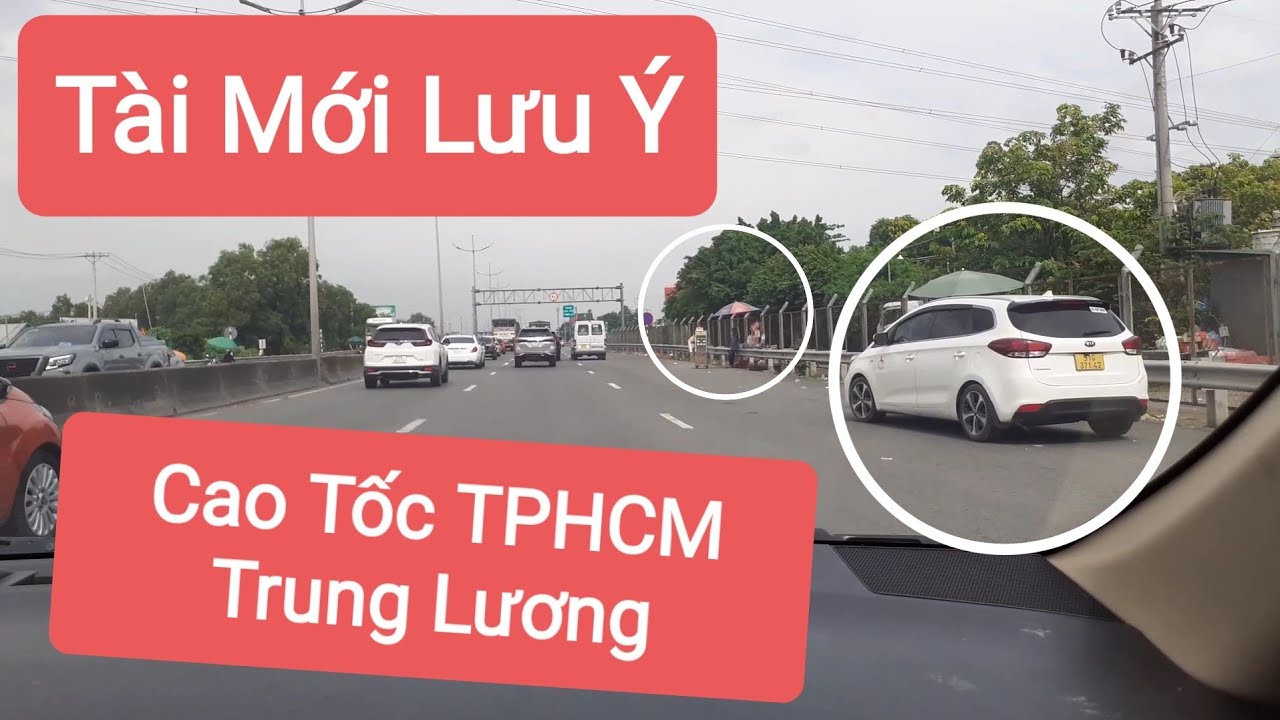 Đoạn Vào Cao Tốc TPHCM - Trung Lương Lái Mới Lần Đầu Chạy Vào Nên Cẩn Thận Kẻo Bị Mất Tiền.