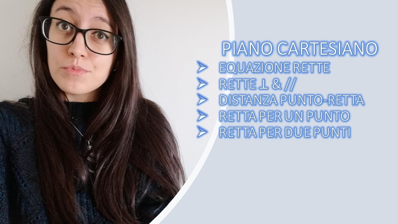 RETTE perpendicolari e parallele, distanza punto-retta, retta passante per un punto e per due punti