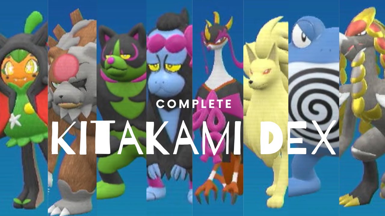 Kitakami Pokedex - Pokemon Scarlet and Violet - The Teal Mask DLC