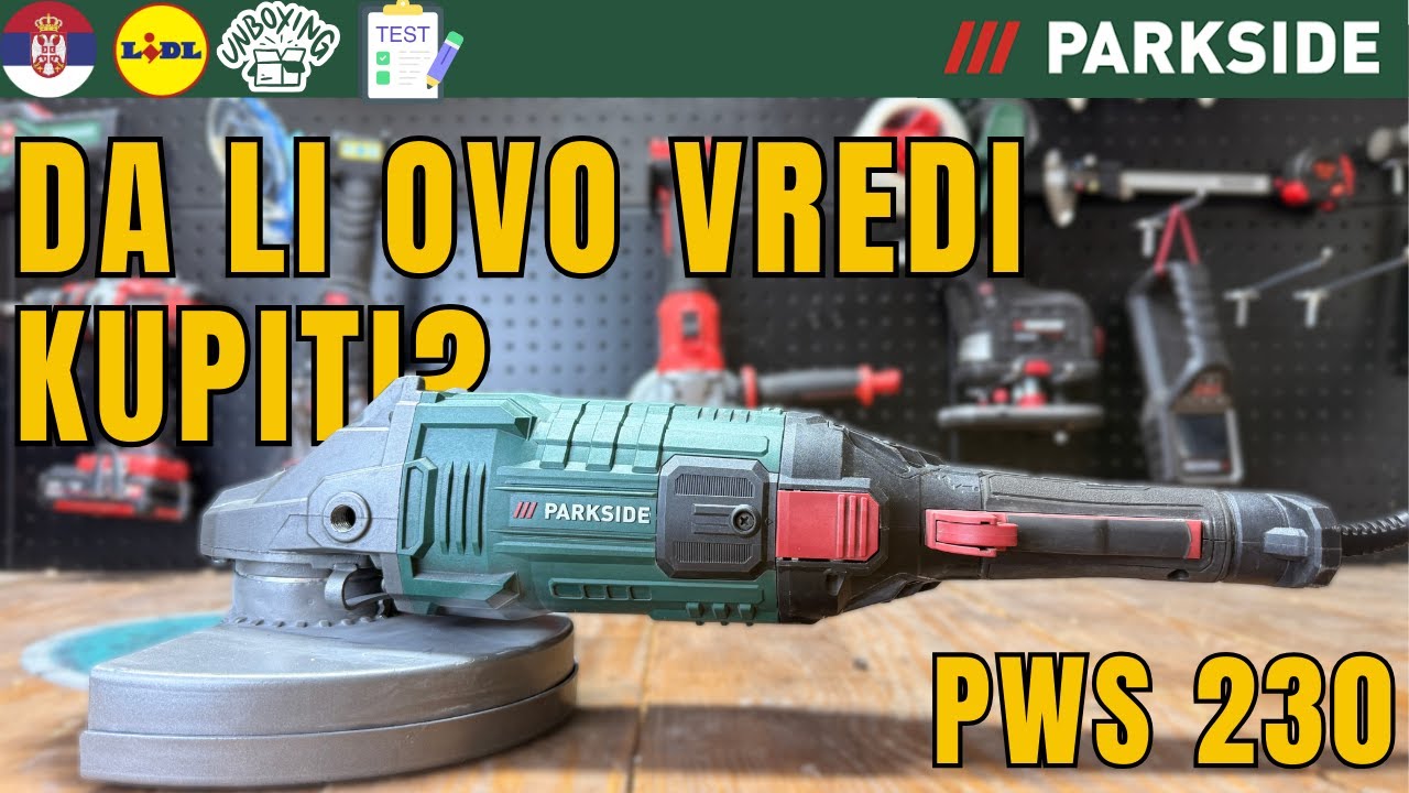 UGAONA BRUSILICA Parkside PWS 230 D4 SRPSKI SRBIJA LIDL