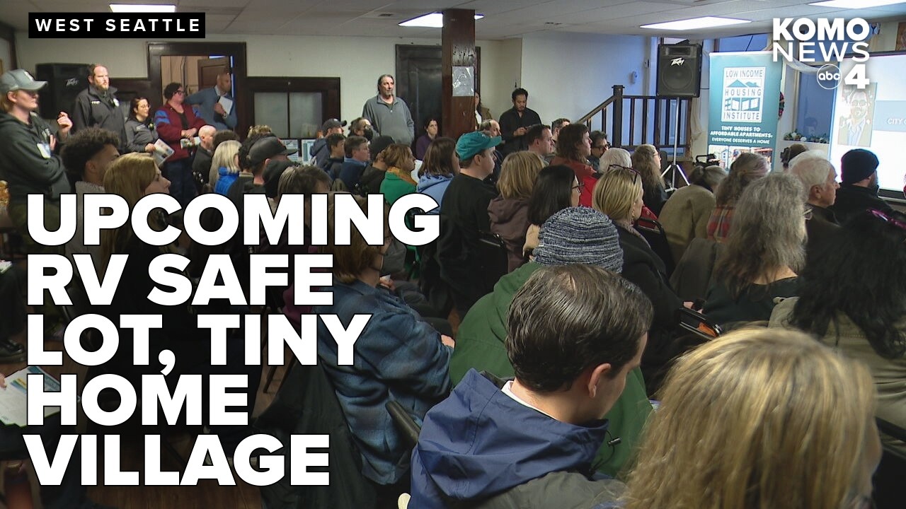 Community meeting held about RV safe lot, tiny home village coming to West Seattle