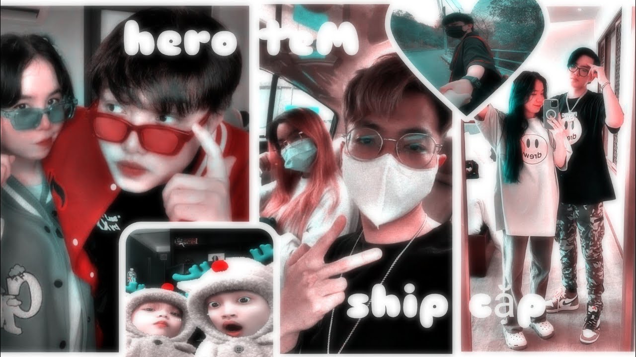 [ Tik Tok Hero Team ] những cặp đôi đc ship trong hero team từ fan ❤️💙💛💚💙🤍🖤🤍