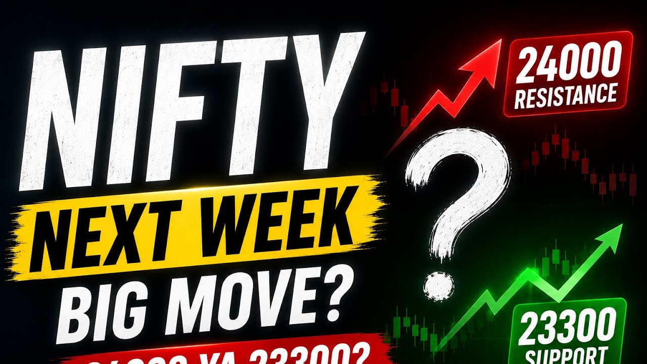 24000 Resistance Dangerous? 😳 Nifty Next Week Setup Explained