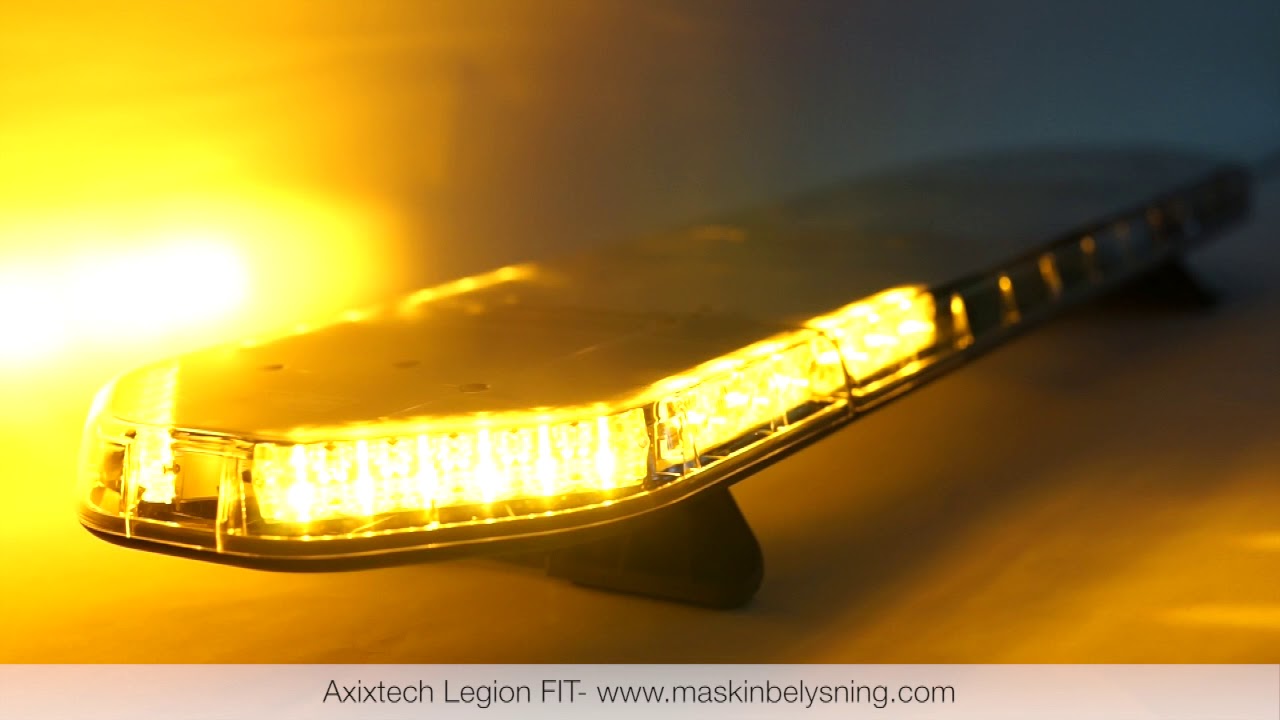 Axixtech Legion FIT LED Blixtljusramp maskinbelysning.com