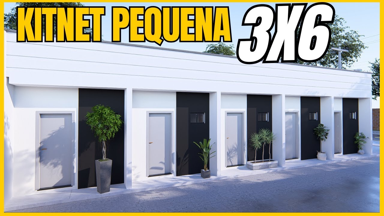 KITNET 3X6 com estacionamento  |🏠 Kitnet com  18m² novo de Design pra 2025