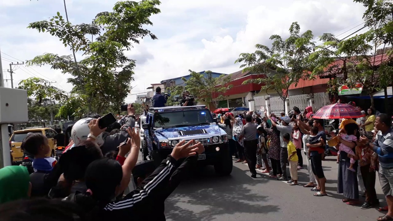 Penyambutan kedatagan putri balikpapan