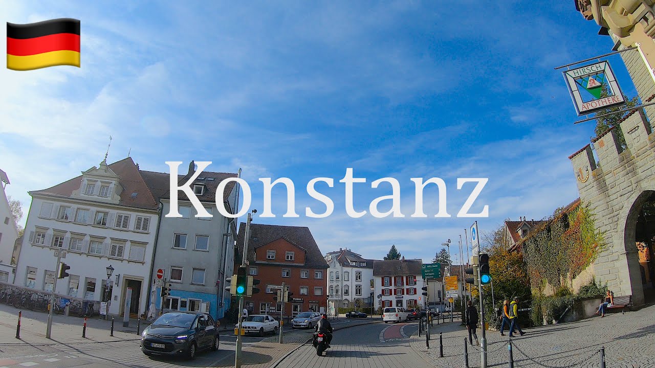 🇩🇪 Konstanz, Germany - driving tour