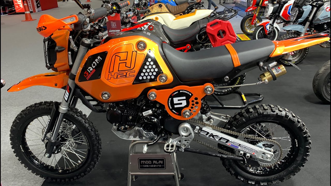 New 2021 Honda Grom Custom Enduro Scrambler All New Honda MSX125 Modified Enduro H2C by Moo Alai