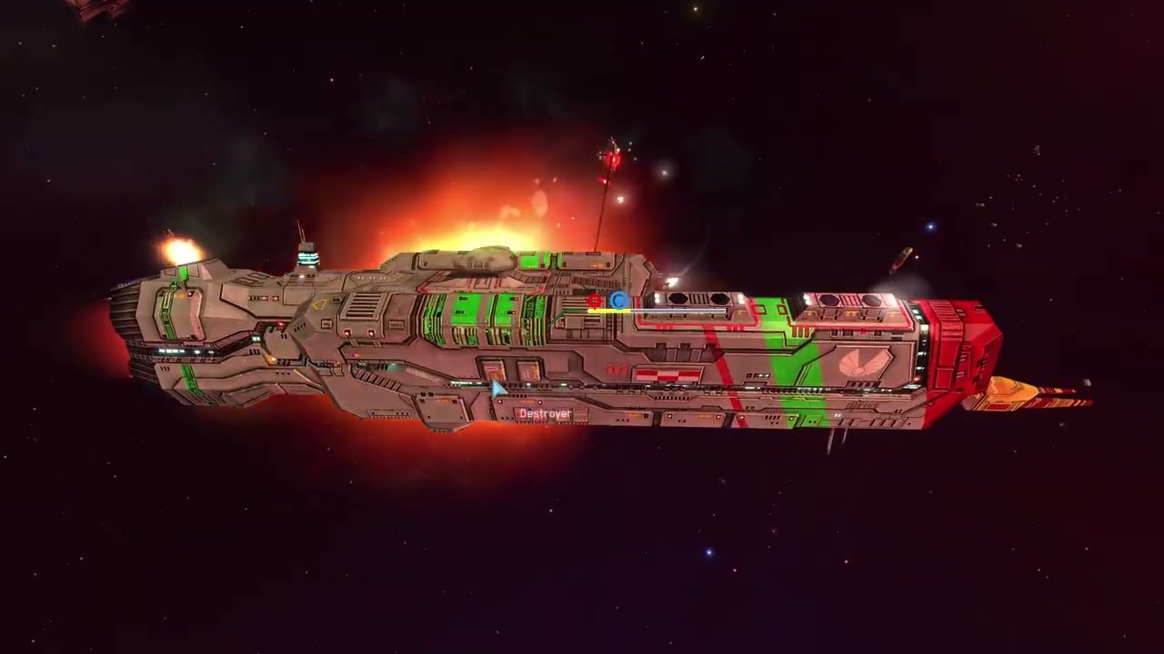 Homeworld Remastered - 1 Vaygr Battlecruiser vs 2 Vaygr Destroyers