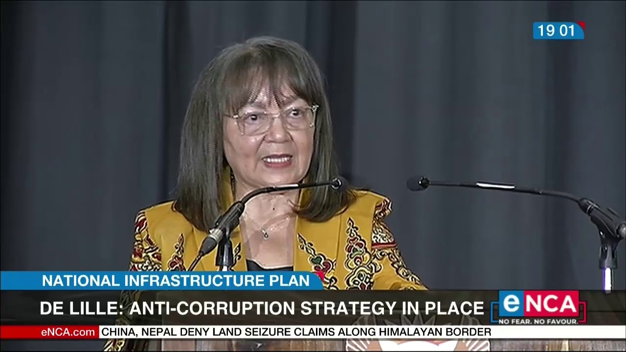 De Lille: Anti-corruption strategy in place
