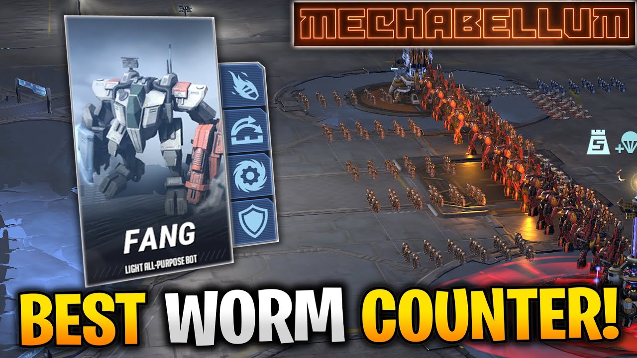When to SPAM CARRY FANGS - Best Level 9 Sandworm UNIT COUNTER? - Mechabellum FFA