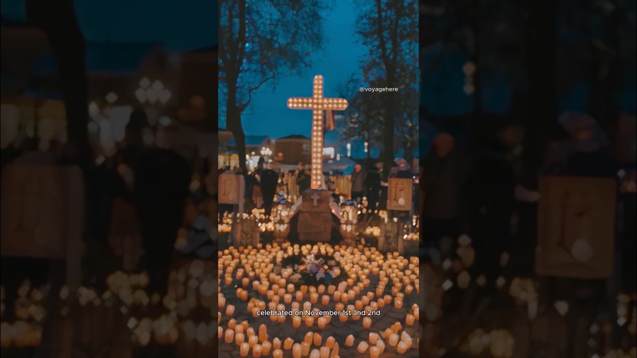 All Saints' Day and All Souls' Day in Poland 🕯️🖤🇵🇱 | Polish Tradition November 1st | Culture