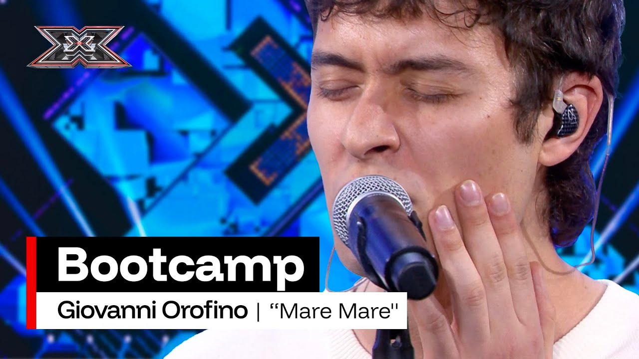 Giovanni Orofino canta “Mare Mare” di Luca Carboni | X Factor 2025 Bootcamp 2