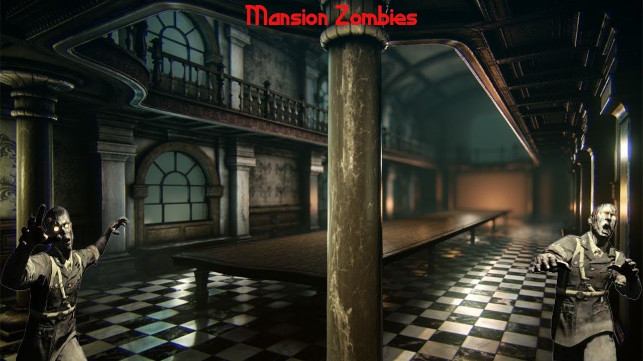 World at War Zombies Mansion A Resident Evil Map
