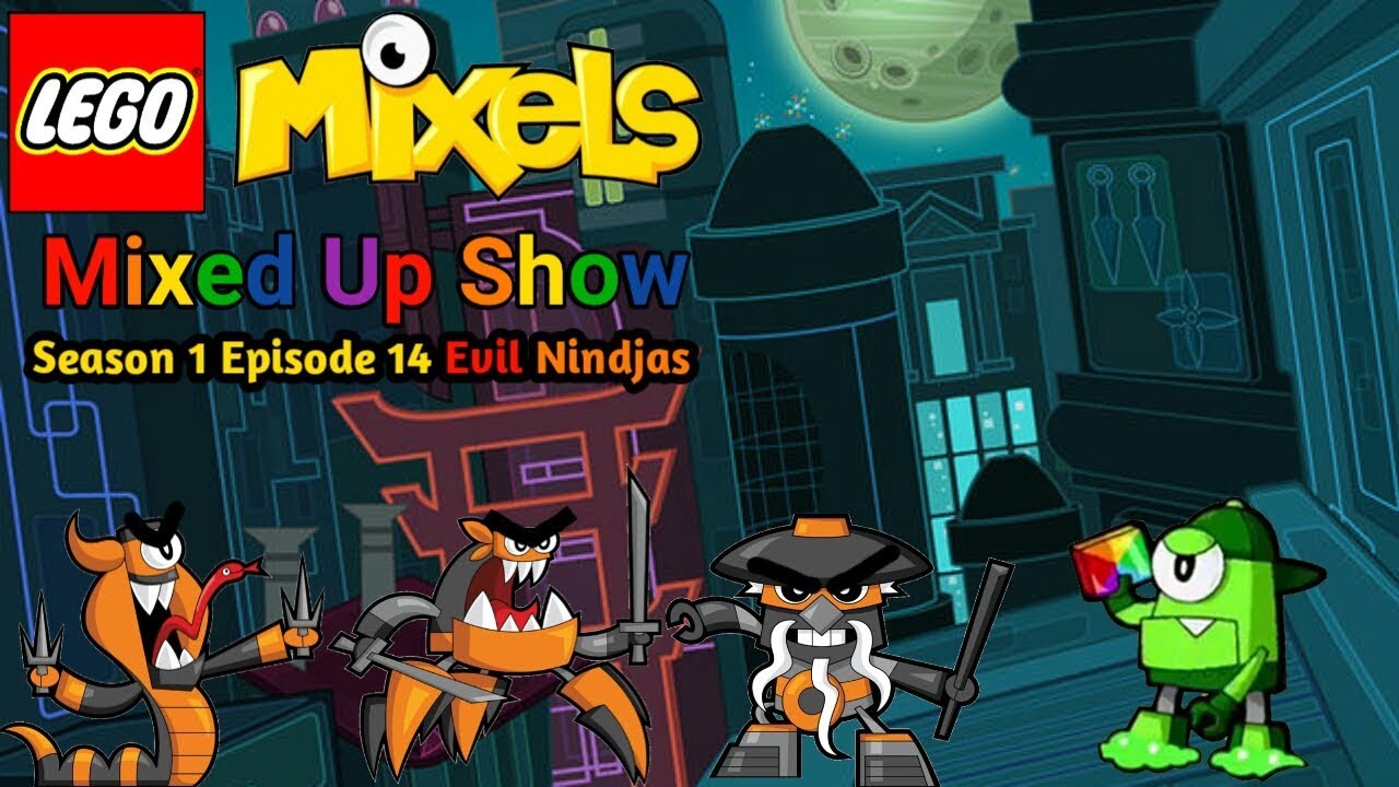Lego Mixels: Mixed Up Show S1 Ep14 Evil Nindjas (stop motion)