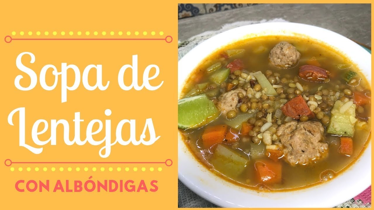 Sopa de lentejas | Cocina de Addy