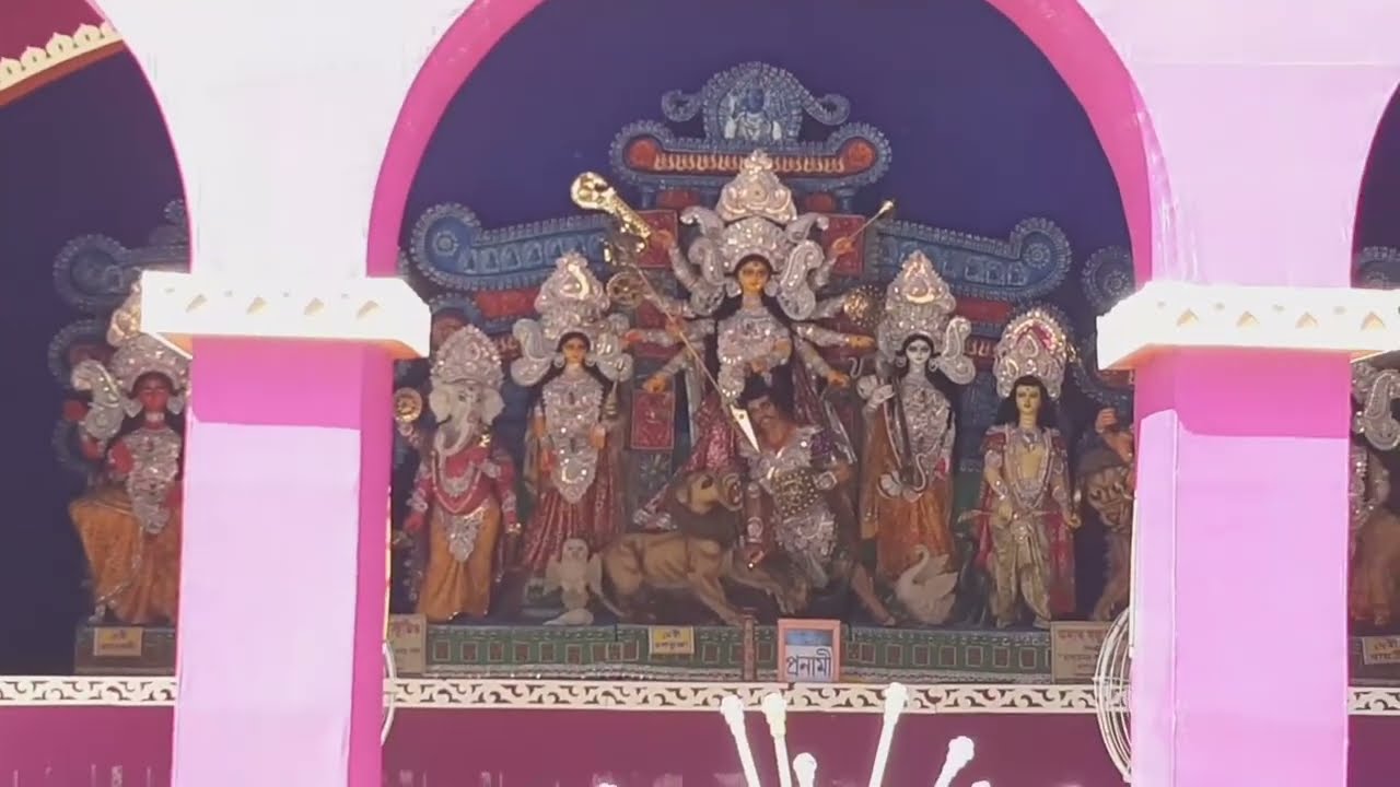 2020 তে লকাডাউন এর সময় কেমন ছিল গড়িয়া পঞ্চ দুর্গা পূজা
