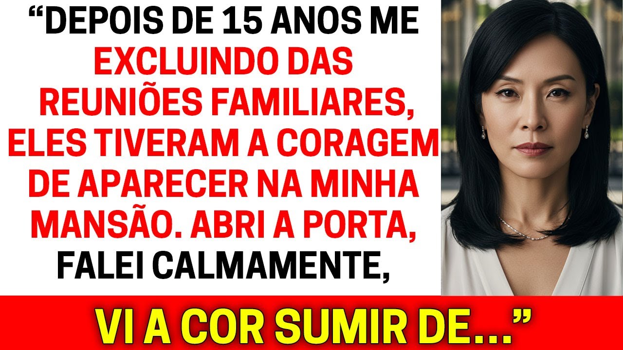 Durante 15 anos fui humilhada… mas quando entraram na minha mansão, virei o jogo com uma única frase
